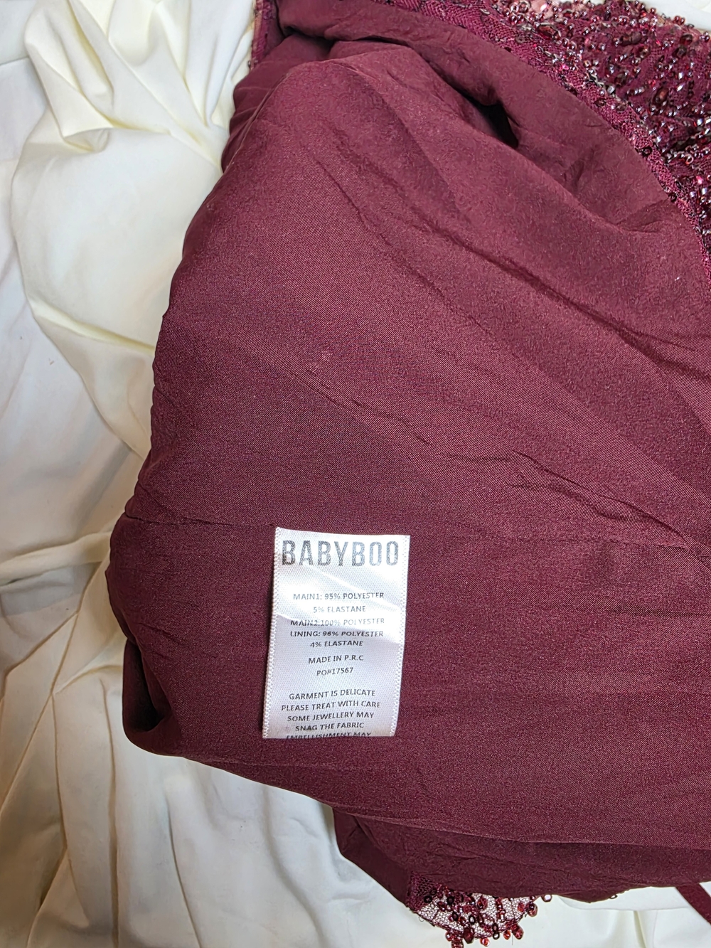 Unknown Brand Burgundy Sequin Mini Dress - Picture 7 of 11